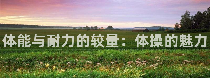 J9官网下载平台注册:体能与耐力的较量:体操的魅力